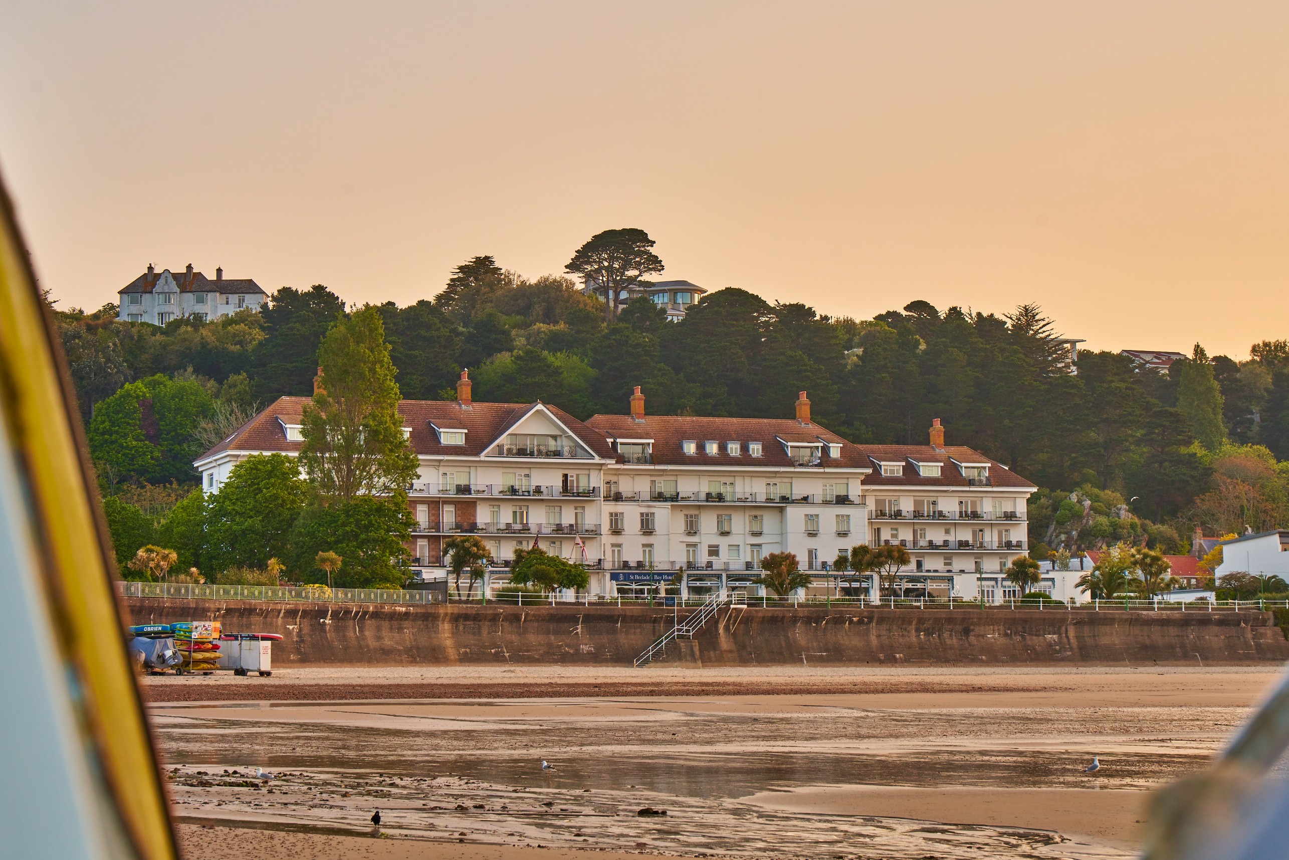 Hotel with Sunset Exterior